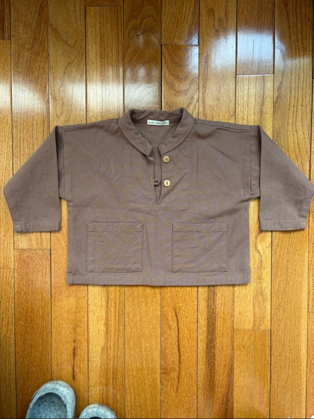 Kids Brown Long Sleeve Top